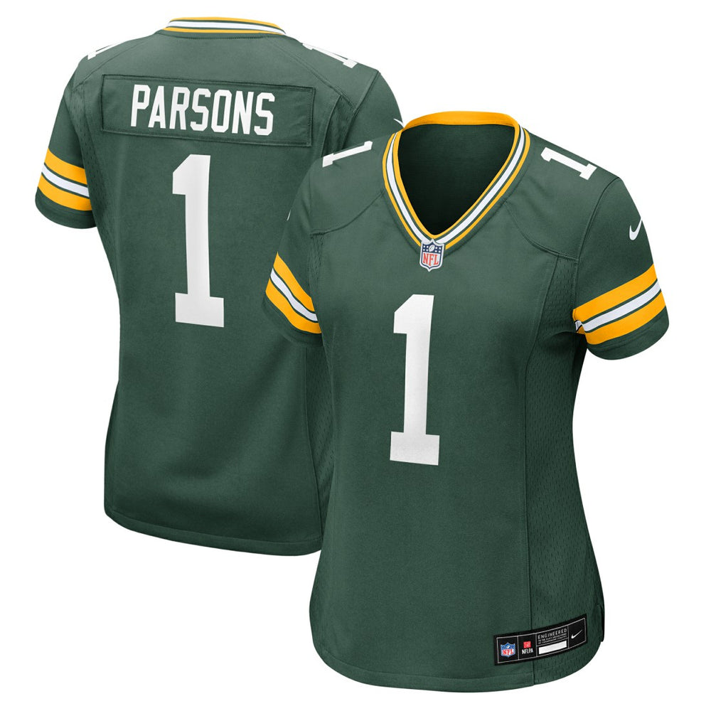 Green Bay Packers Micah Parsons  Women's Game Player Jersey | NFL Online