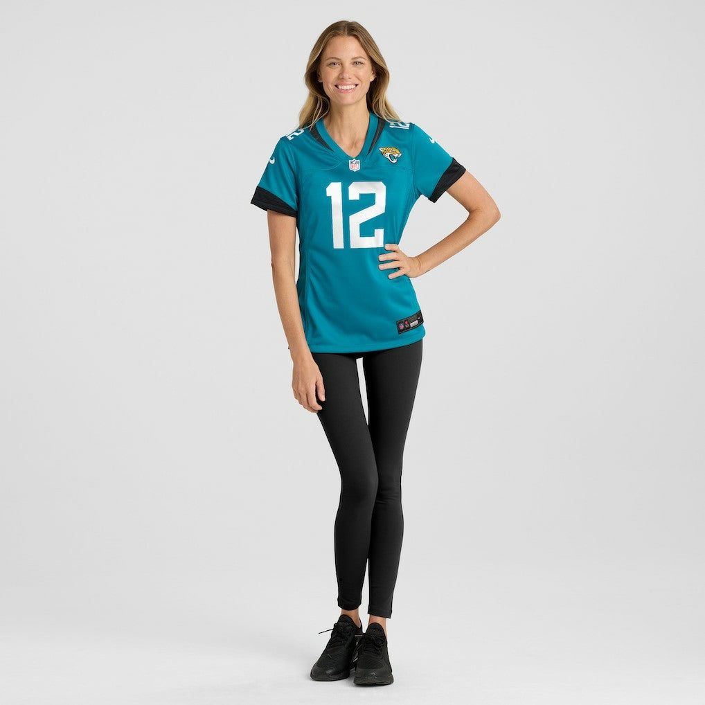 Jacksonville Jaguars Travis Hunter  Women's 2025 NFL Draft First Round Pick Team Game Player Jersey | NFL Outlet