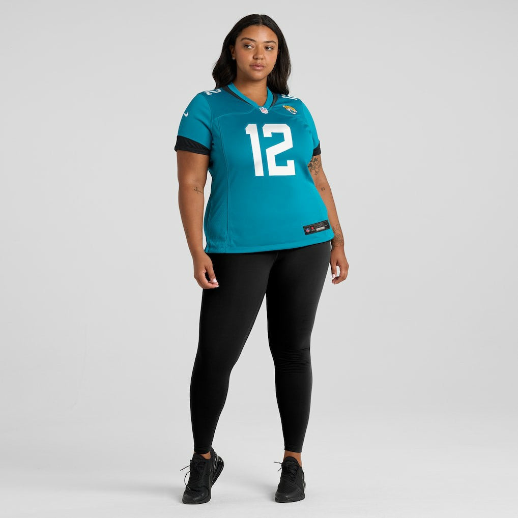 Jacksonville Jaguars Travis Hunter  Women's 2025 NFL Draft First Round Pick Team Game Player Jersey | NFL Outlet