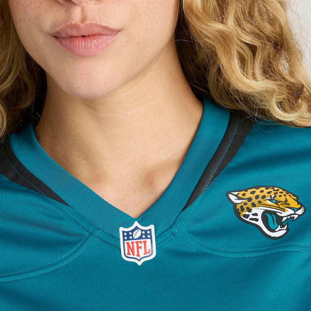Jacksonville Jaguars Travis Hunter  Women's 2025 NFL Draft First Round Pick Team Game Player Jersey | NFL Outlet
