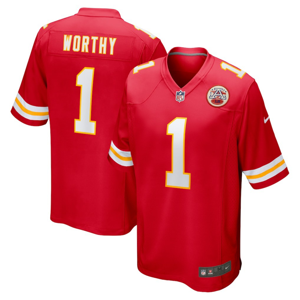 Kansas City Chiefs Xavier Worthy  Player Game Jersey | NFL Sale