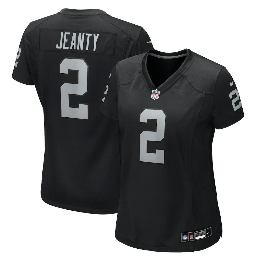 Las Vegas Raiders Ashton Jeanty  Women's 2025 NFL Draft First Round Pick Team Game Jersey | NFL On sale