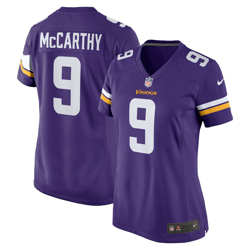 Minnesota Vikings J.J. McCarthy  Women's Player Game Jersey | NFL Hot
