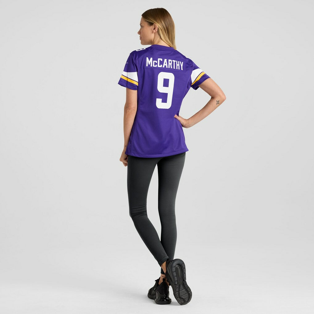 Minnesota Vikings J.J. McCarthy  Women's Player Game Jersey | NFL Hot