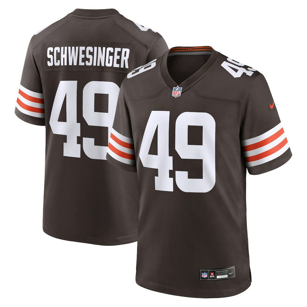 Cleveland Browns Carson Schwesinger  2025 NFL Draft Game Jersey | NFL On sale