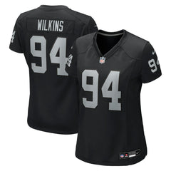 Las Vegas Raiders Christian Wilkins  Women's Team Game Jersey | NFL Discount