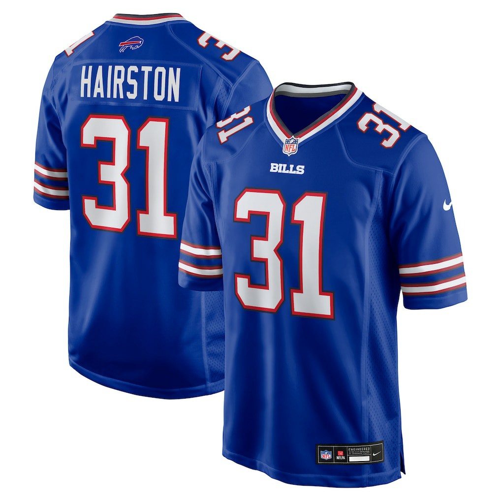 Buffalo Bills Maxwell Hairston  2025 NFL Draft First Round Pick Game Jersey | NFL Discount