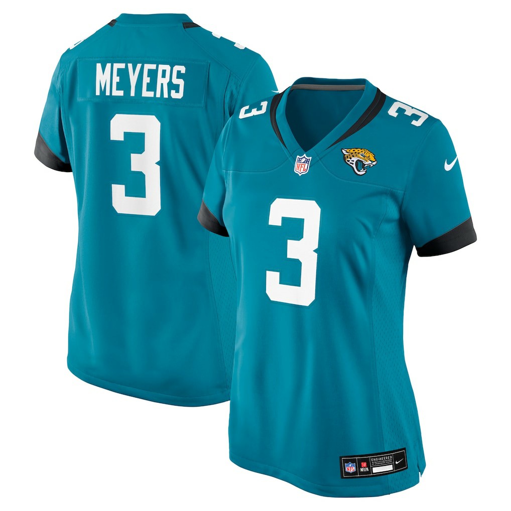 Jacksonville Jaguars Jakobi Meyers  Women's Team Game Jersey | NFL New