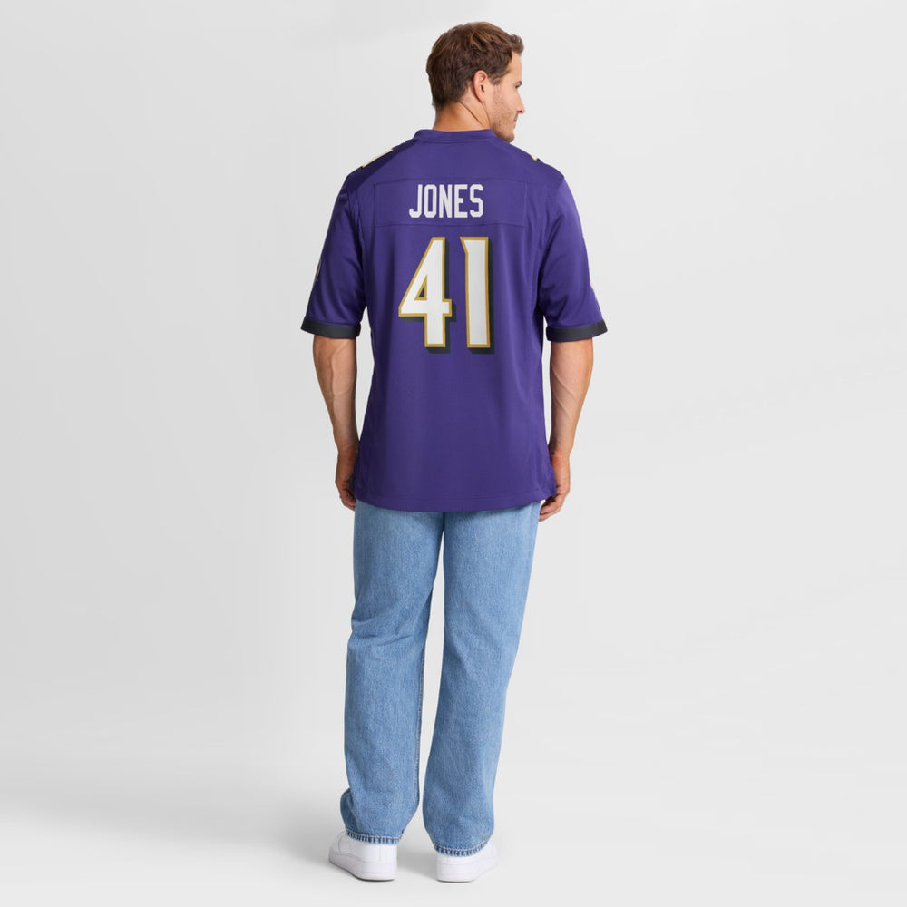 Baltimore Ravens Dre'Mont Jones  Team Game Jersey | NFL Online