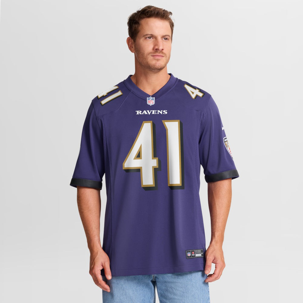 Baltimore Ravens Dre'Mont Jones  Team Game Jersey | NFL Online