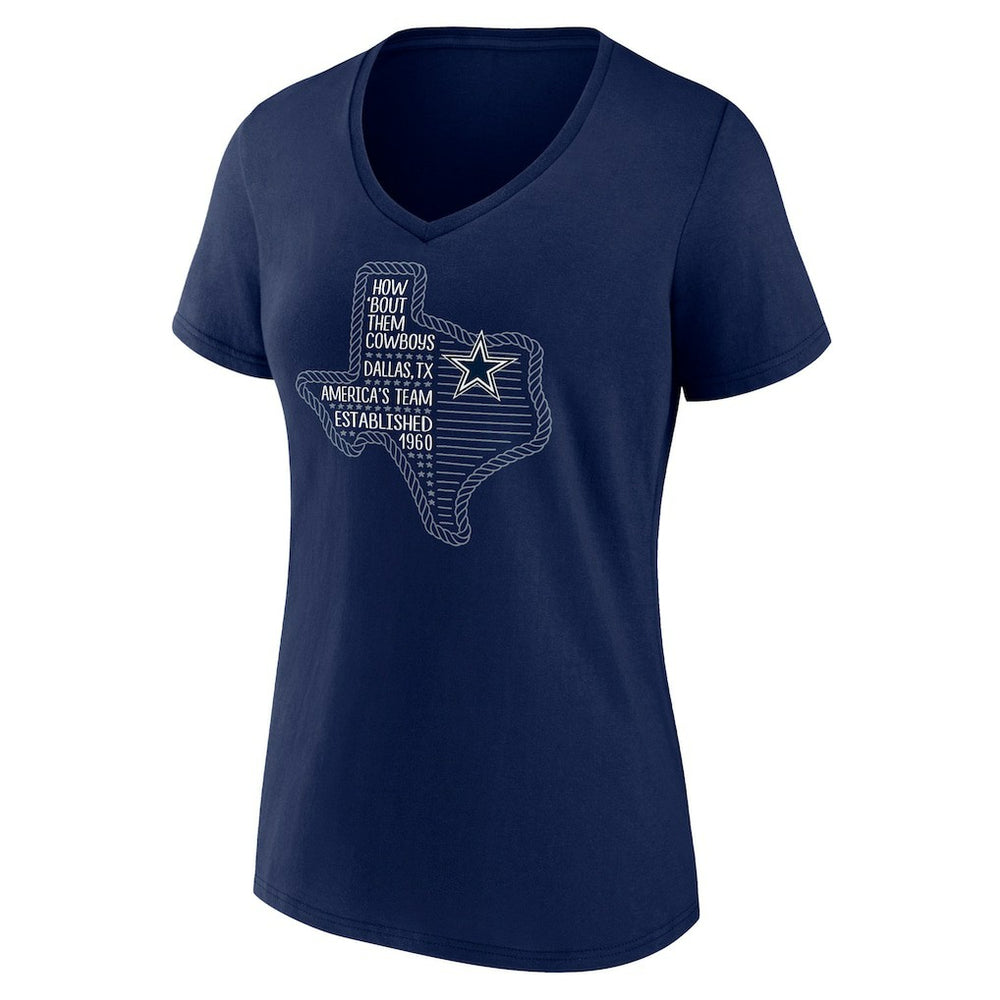 Dallas Cowboys Women's Defensive Stand V-Neck T-Shirt | NFL US