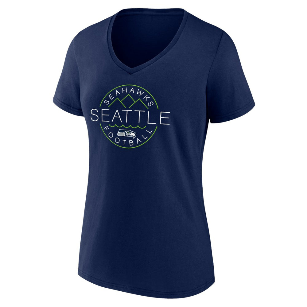 Seattle Seahawks Women's Defensive Stand V-Neck T-Shirt | NFL Sale