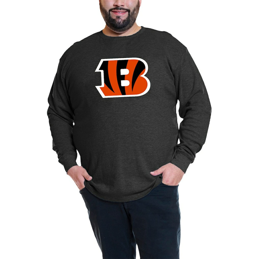 Cincinnati Bengals Joe Burrow  Big & Tall Thermal Waffle Long Sleeve T-Shirt | NFL Near me
