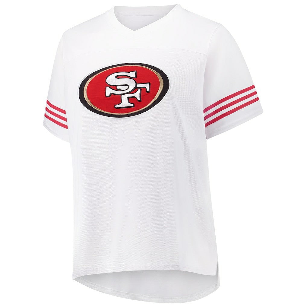 San Francisco 49ers Christian McCaffrey  Women's Plus Size Fashion Jersey | NFL Sale