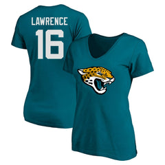 Jacksonville Jaguars Trevor Lawrence  Women's Plus Size Fair Catch Name & Number Scoop Neck T-Shirt | NFL Online