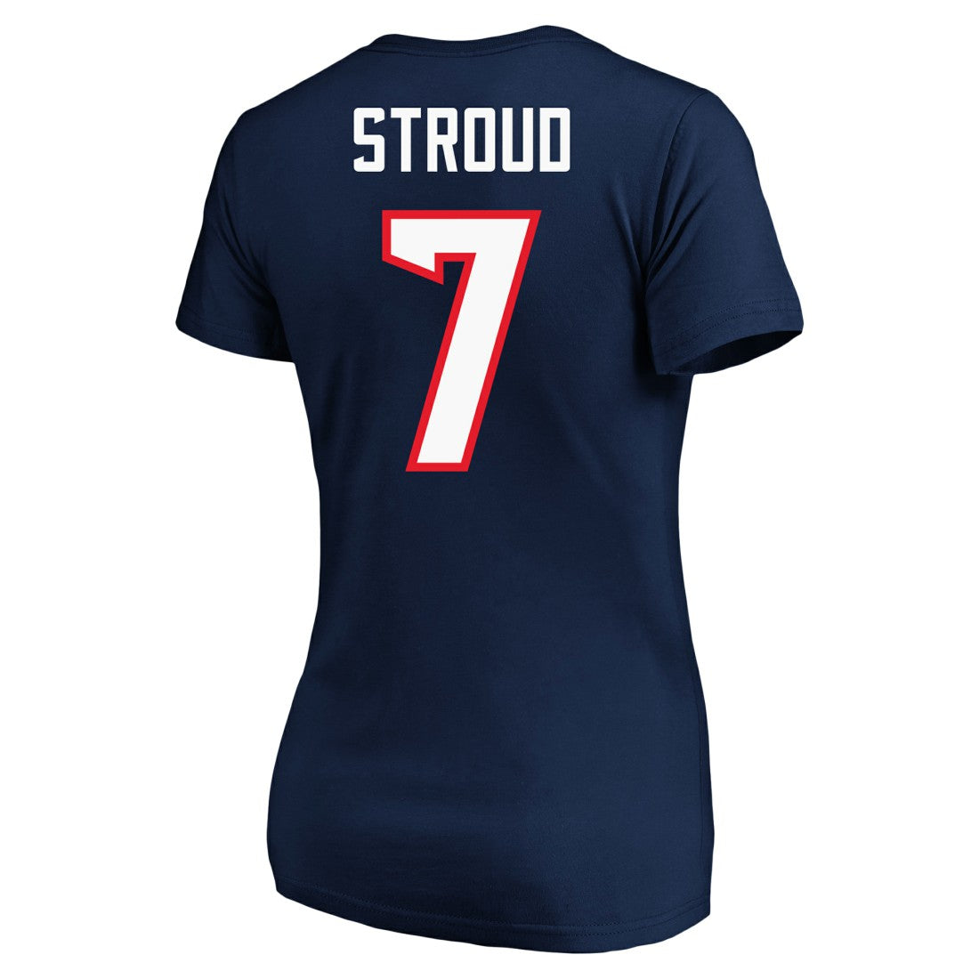 Houston Texans C.J. Stroud  Women's Plus Size Fair Catch Name & Number Scoop Neck T-Shirt | NFL Discount