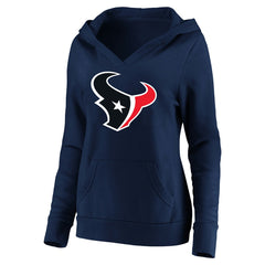 Houston Texans C.J. Stroud  Women's Plus Size Player Name & Number V-Neck Pullover Hoodie | NFL New