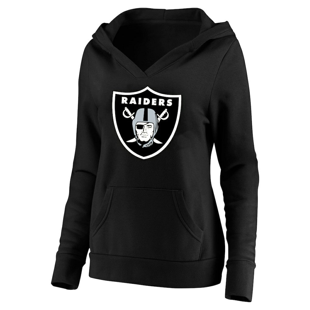 Las Vegas Raiders Maxx Crosby  Women's Plus Size Player Name & Number V-Neck Pullover Hoodie | NFL On sale