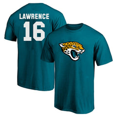 Jacksonville Jaguars Trevor Lawrence  Big & Tall Player Name & Number T-Shirt | NFL Discount
