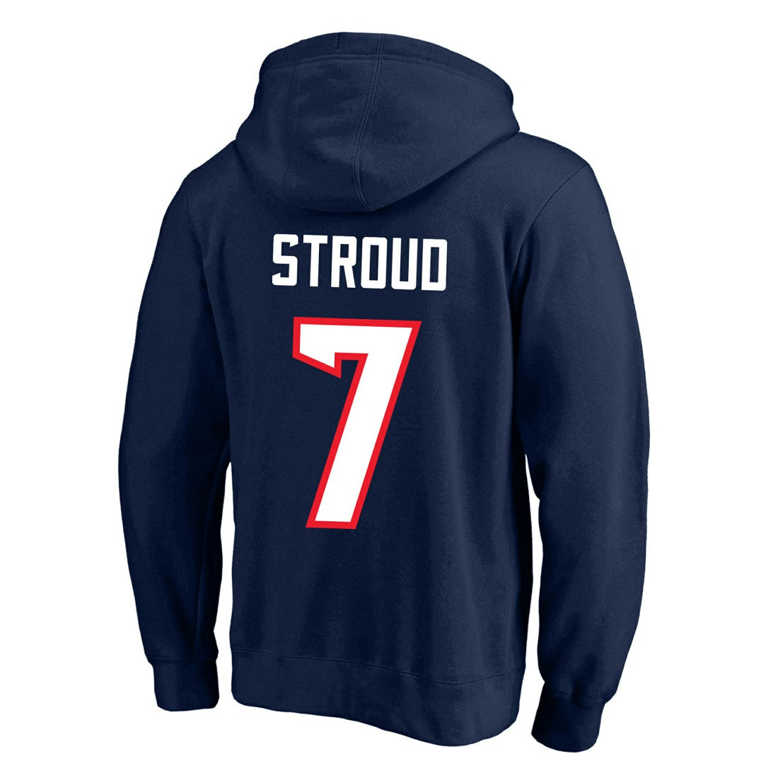 Houston Texans C.J. Stroud  Big & Tall Name & Number Fleece Pullover Hoodie | NFL Discount