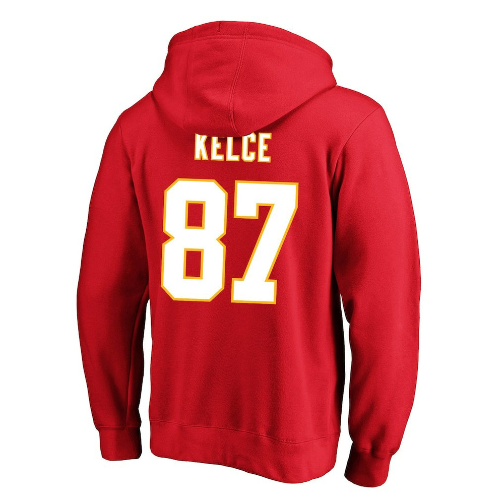 Kansas City Chiefs Travis Kelce  Big & Tall Name & Number Fleece Pullover Hoodie | NFL On sale