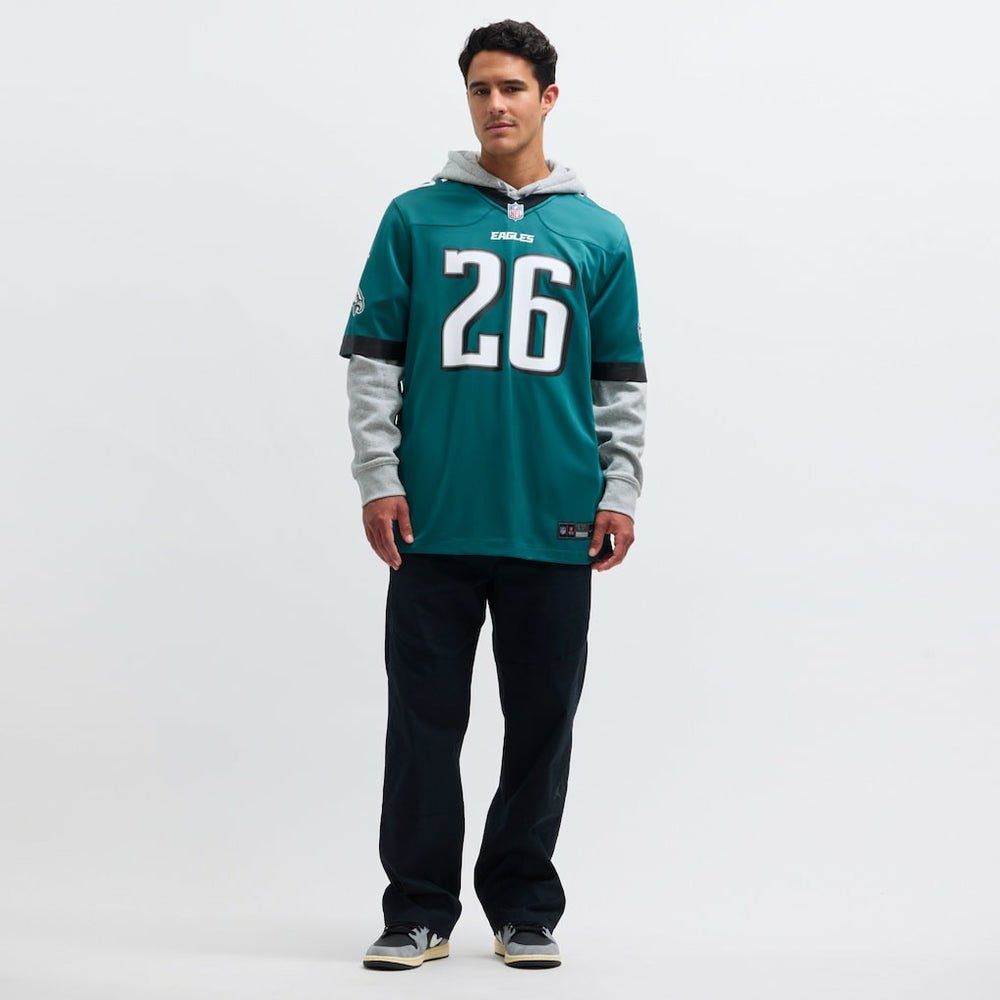 Philadelphia Eagles Saquon Barkley  Game Player Jersey | NFL New