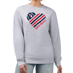 Cleveland Guardians G-III 4Her by Carl Banks Women's Heart Logo Fleece Pullover Sweatshirt - MLB Pullover