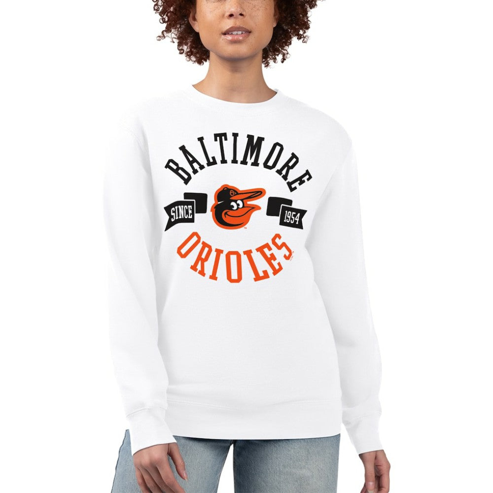 Baltimore Orioles G-III 4Her by Carl Banks Women's Team Logo Fleece Pullover Sweatshirt - MLB Pullover