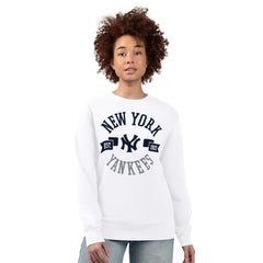 New York Yankees G-III 4Her by Carl Banks Women's Team Logo Fleece Pullover Sweatshirt - MLB Pullover
