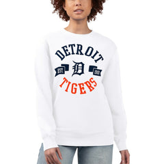 Detroit Tigers G-III 4Her by Carl Banks Women's Team Logo Fleece Pullover Sweatshirt - MLB Pullover