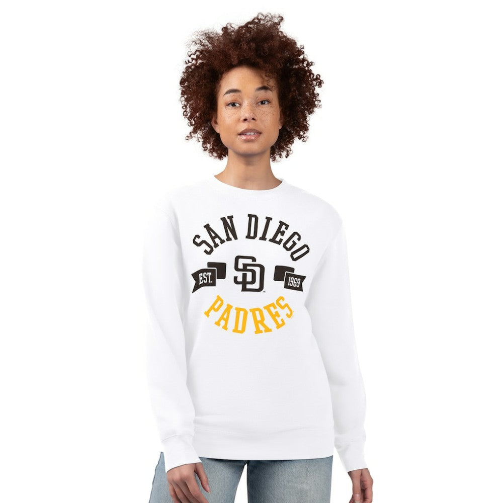 San Diego Padres G-III 4Her by Carl Banks Women's Team Logo Fleece Pullover Sweatshirt - MLB Pullover