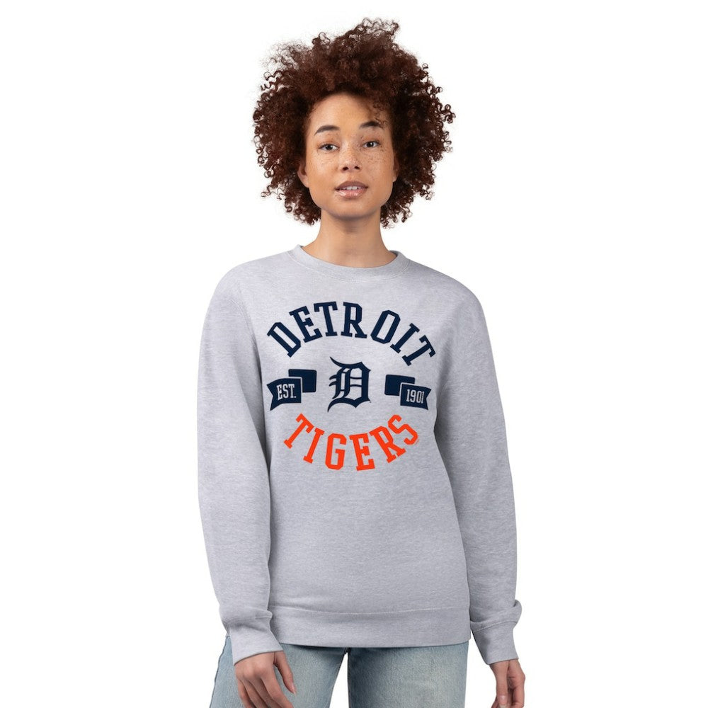 Detroit Tigers G-III 4Her by Carl Banks Women's Team Logo Fleece Pullover Sweatshirt - MLB Pullover
