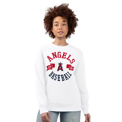 Los Angeles Angels G-III 4Her by Carl Banks Women's Team Logo Fleece Pullover Sweatshirt - MLB Pullover