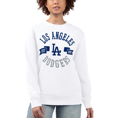 Los Angeles Dodgers G-III 4Her by Carl Banks Women's Team Logo Fleece Pullover Sweatshirt - MLB Pullover