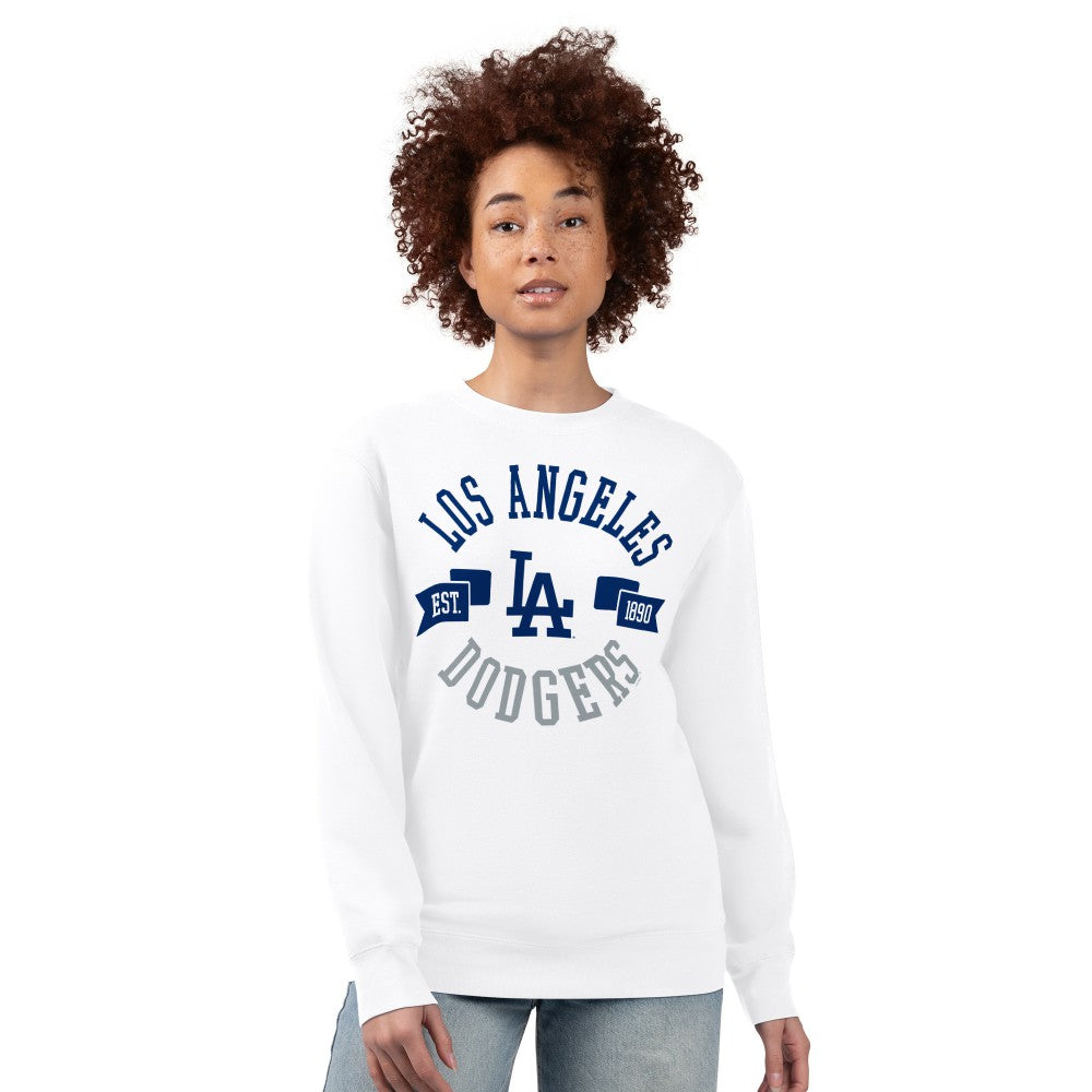 Los Angeles Dodgers G-III 4Her by Carl Banks Women's Team Logo Fleece Pullover Sweatshirt - MLB Pullover
