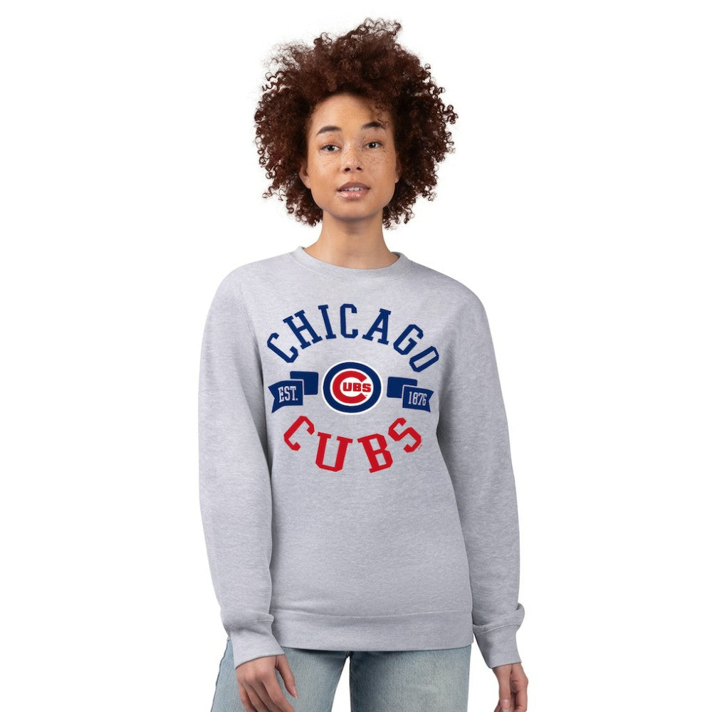 Chicago Cubs G-III 4Her by Carl Banks Women's Team Logo Fleece Pullover Sweatshirt - MLB Pullover