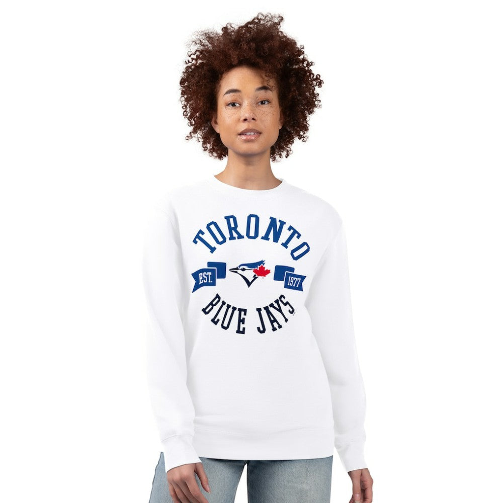 Toronto Blue Jays G-III 4Her by Carl Banks Women's Team Logo Fleece Pullover Sweatshirt - MLB Pullover