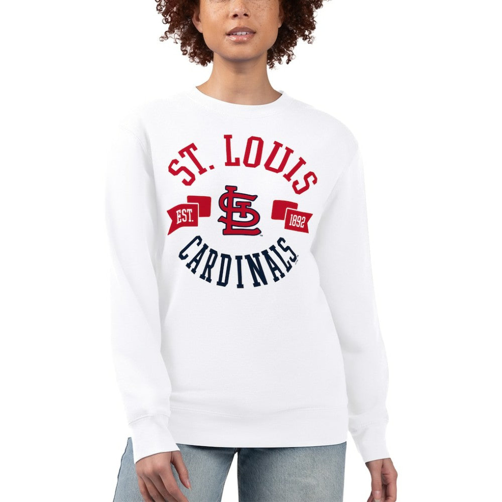 St. Louis Cardinals G-III 4Her by Carl Banks Women's Team Logo Fleece Pullover Sweatshirt - MLB Pullover