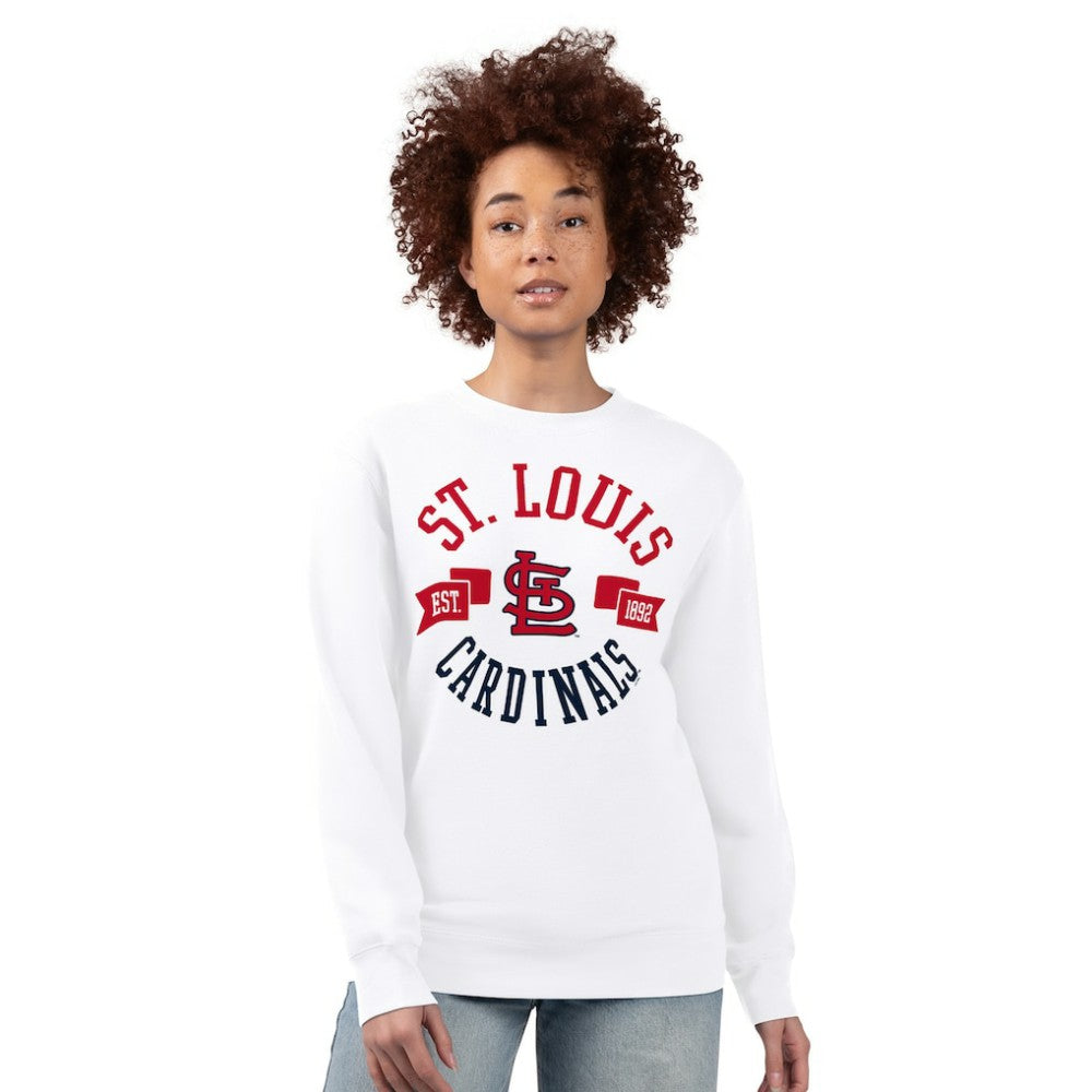 St. Louis Cardinals G-III 4Her by Carl Banks Women's Team Logo Fleece Pullover Sweatshirt - MLB Pullover