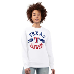 Texas Rangers G-III 4Her by Carl Banks Women's Team Logo Fleece Pullover Sweatshirt - MLB Pullover