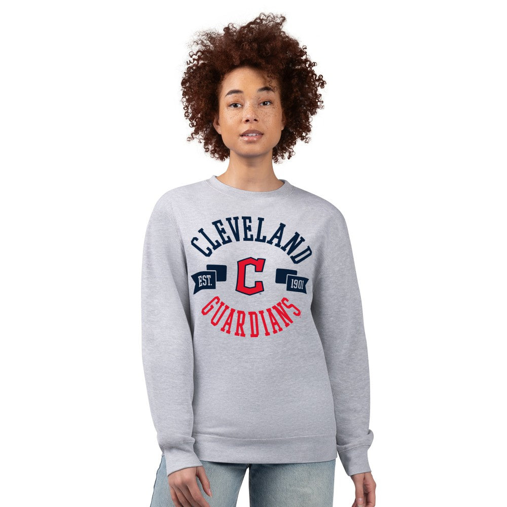 Cleveland Guardians G-III 4Her by Carl Banks Women's Team Logo Fleece Pullover Sweatshirt - MLB Pullover