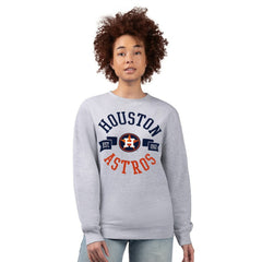 Houston Astros G-III 4Her by Carl Banks Women's Team Logo Fleece Pullover Sweatshirt - MLB Pullover