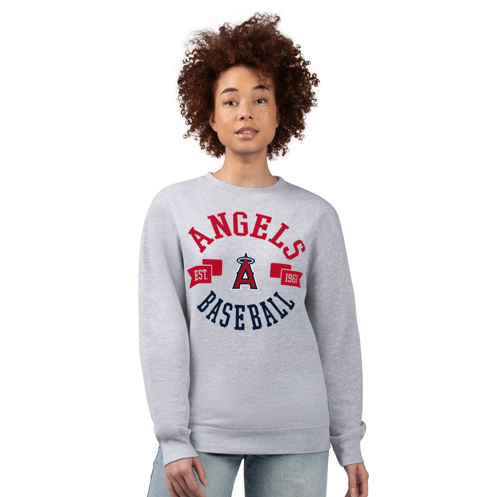 Los Angeles Angels G-III 4Her by Carl Banks Women's Team Logo Fleece Pullover Sweatshirt - MLB Pullover