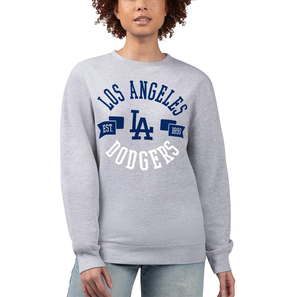 Los Angeles Dodgers G-III 4Her by Carl Banks Women's Team Logo Fleece Pullover Sweatshirt - MLB Pullover