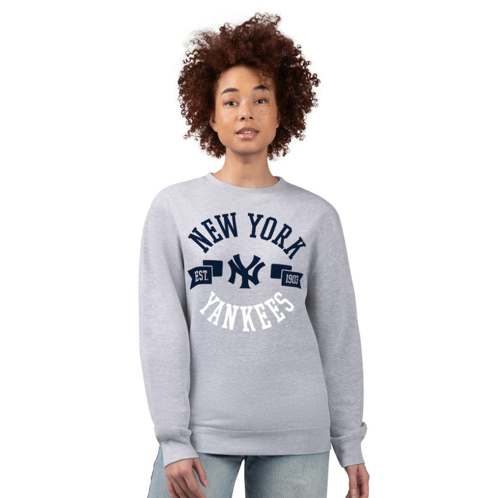 New York Yankees G-III 4Her by Carl Banks Women's Team Logo Fleece Pullover Sweatshirt - MLB Pullover