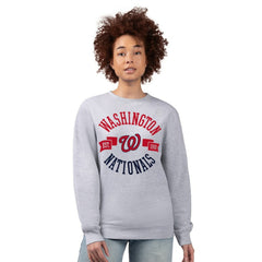 Washington Nationals G-III 4Her by Carl Banks Women's Team Logo Fleece Pullover Sweatshirt - MLB Pullover
