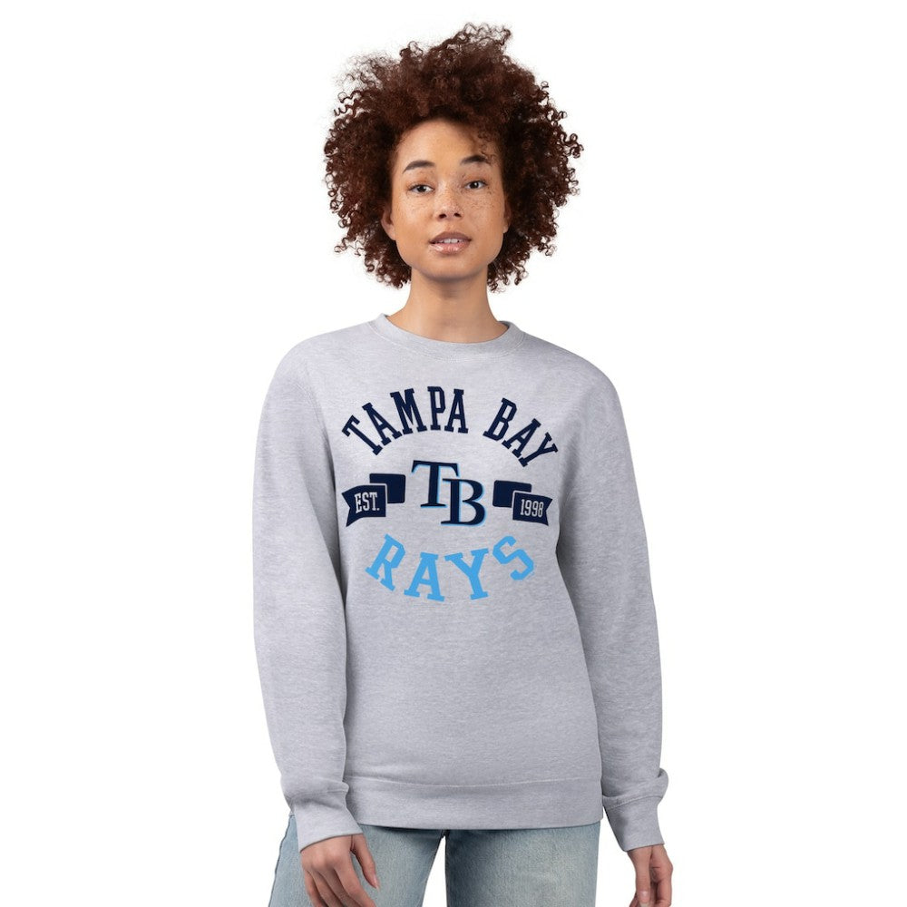 Tampa Bay Rays G-III 4Her by Carl Banks Women's Team Logo Fleece Pullover Sweatshirt - MLB Pullover