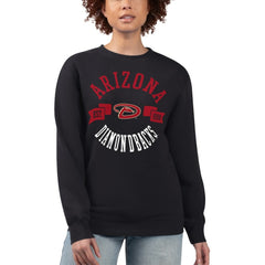 Arizona Diamondbacks G-III 4Her by Carl Banks Women's Team Logo Fleece Pullover Sweatshirt - MLB Pullover