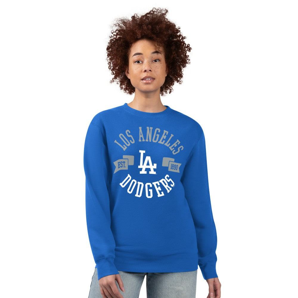 Los Angeles Dodgers G-III 4Her by Carl Banks Women's Team Logo Fleece Pullover Sweatshirt - MLB Pullover