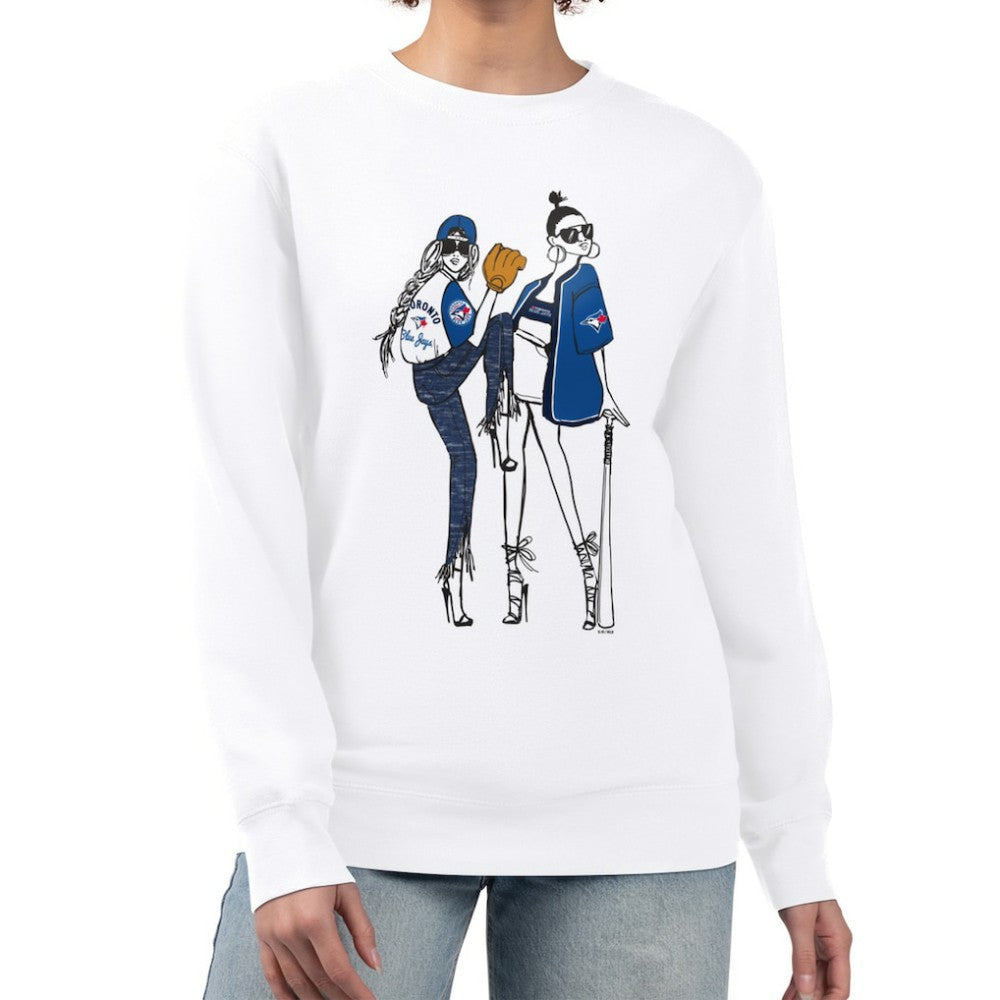 Toronto Blue Jays G-III 4Her by Carl Banks Women's Baseball Girls Fleece Pullover Sweatshirt - MLB Pullover